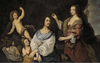 William Craven, 1st Earl of Craven
with Elizabeth Stuart, Queen of Bohemia
by Sir Peter Lily 2