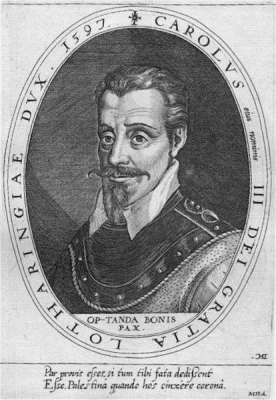 Charles III, Duc de Lorraine
Copper engraving by Domicius Custos, c. 16602