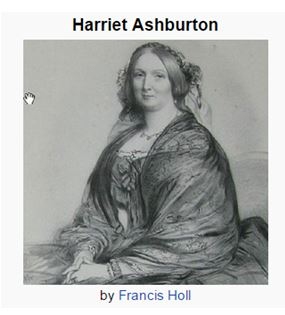 Lady Harriet, Baroness Ashburton 
by Francis Holl 2