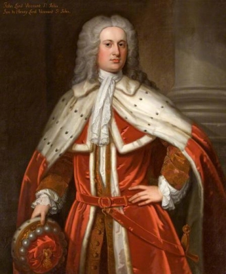 John St. John, 2nd Viscount St. John
by William Aikman, 1742 2