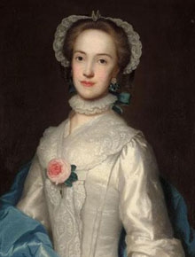 Margaret, Lady Conyers 
by George Knapton 1