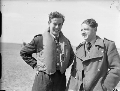 F/Lts Peter Townsend and C B Hull (l-r) 2