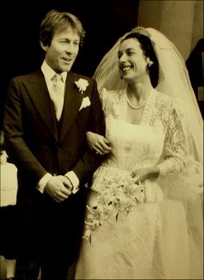 Roderic Llewlellyn and his bride 
Tatiana Soskin, 11 July 1981 2