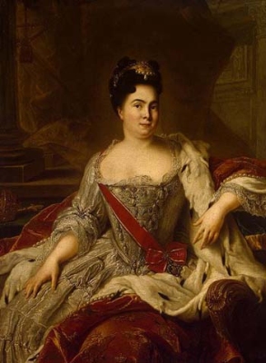 Catherine the Great, Tsarina of Russia 
by Jean Marc Nattier, 1717 2