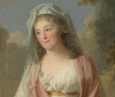Luise Prinzessin von Brandenburg-Schwedt 
by Johann Friedrich August Tischbein 1