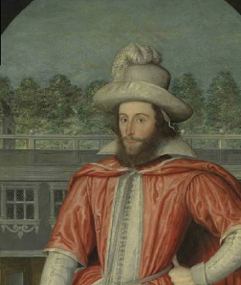 William Pope, 1st Earl of Downe 
by Robert Peake 2