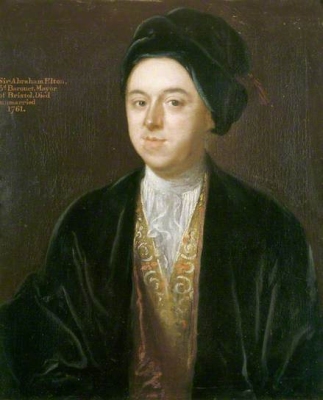 Sir Abraham Elton, 3rd Bt. 
by Jeremiah Davison, 1730 2