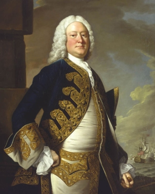 Admiral John Byng 
by Thomas Hudson 1