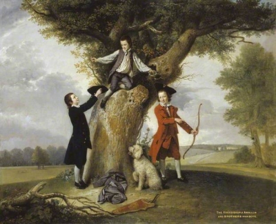 Hon. William, Charles and Frederick Stuart (l-r) 
by Johann Zofany, 1764 1